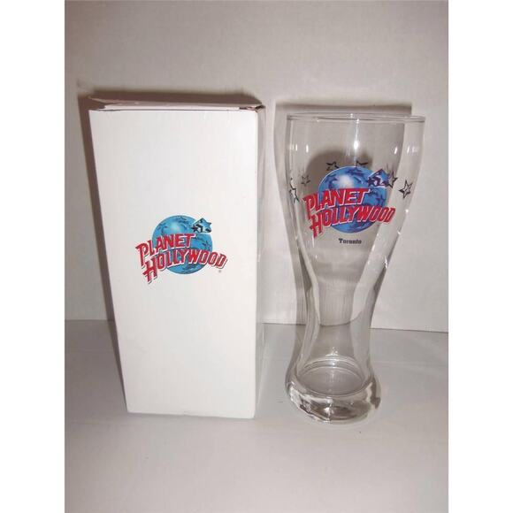 Planet Hollywood Toronto Pilsner Beer Glass Barware Canada -111417 - Picture 1 of 2